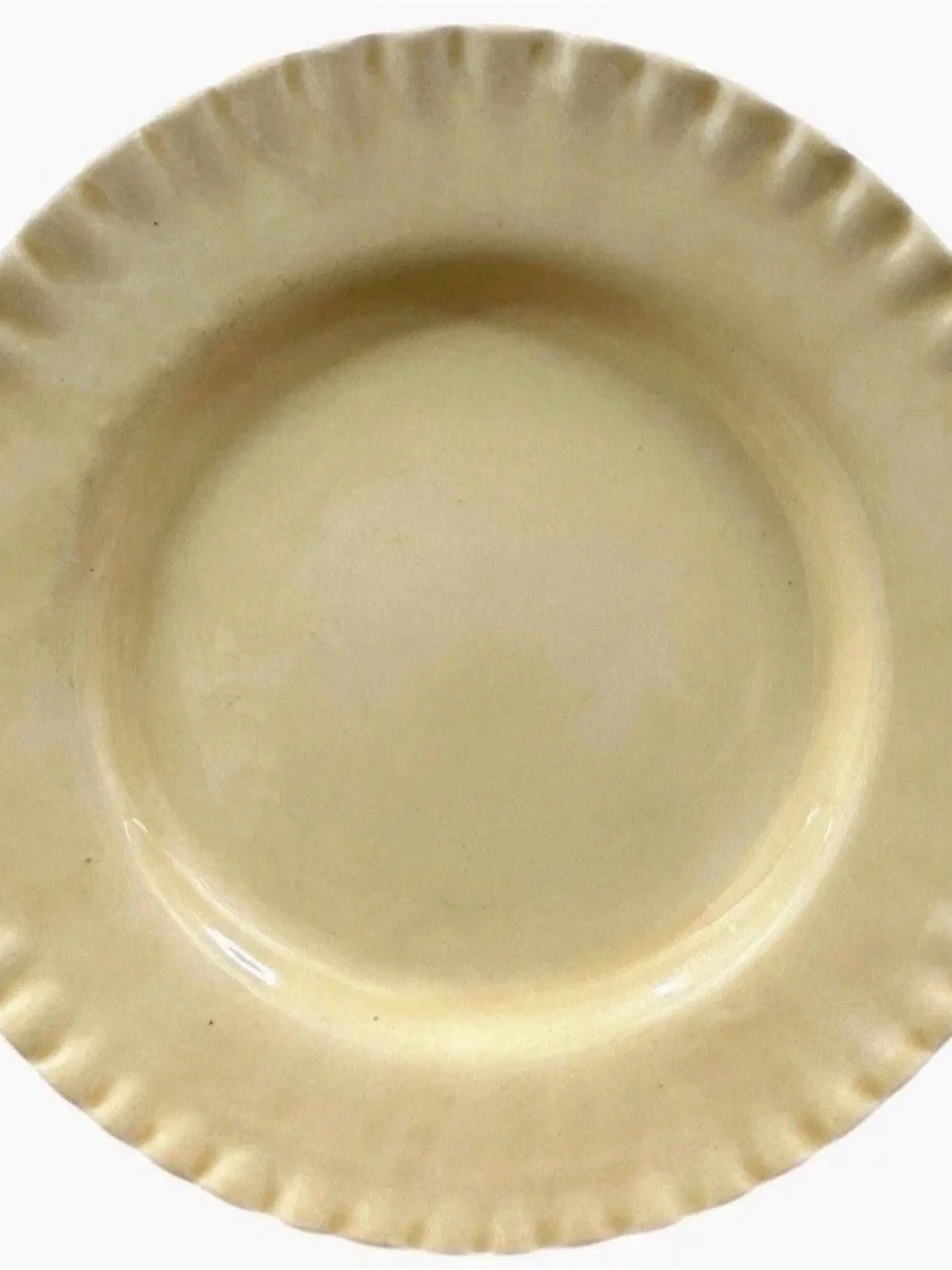 Pottery Barn Pie Crust Amber Dinner Plates 10.5” Set of 6 Discontinued